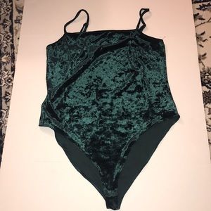 Forever 21 Emerald green bodysuit 3X